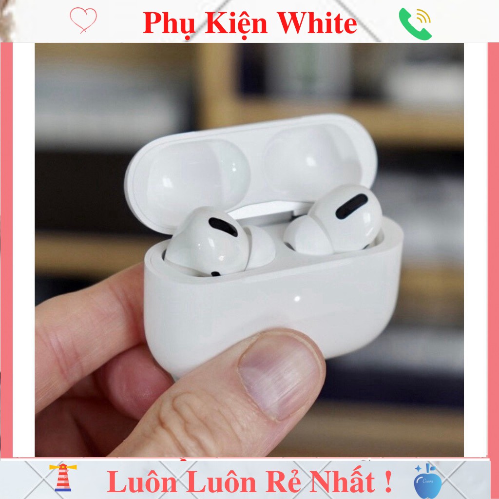 Tai Nghe Bluetooth Aipod Pro Tai nghe Airpod Pro 3 - Đổi Tên - Định Vị- Cảm Biến Vân Tay