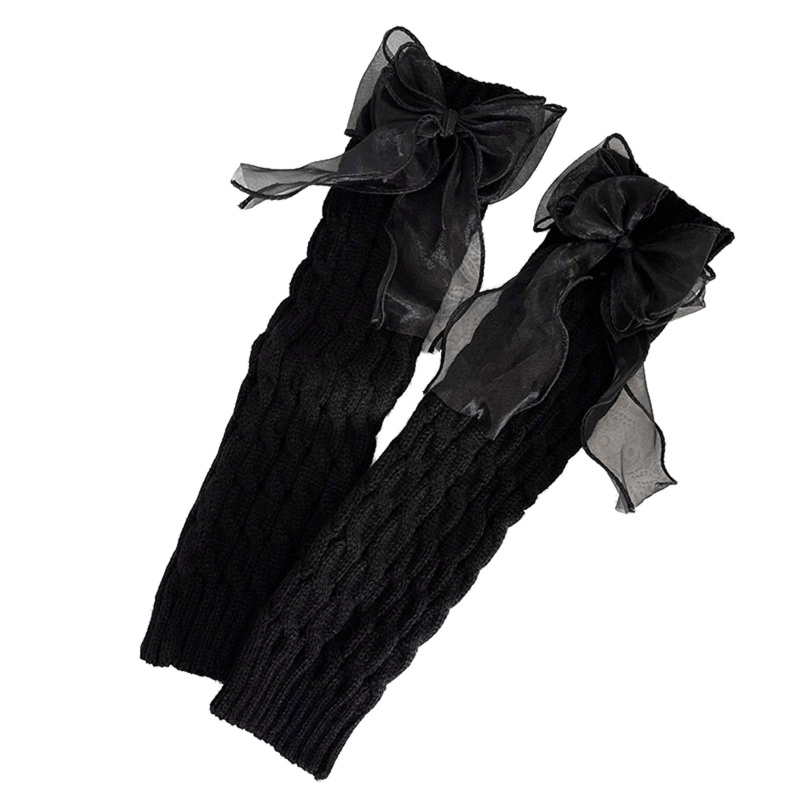 Tất Dệt Kim Dài Dáng Rộng Ấm Áp Xinh Xắn Phong Cách Lolita