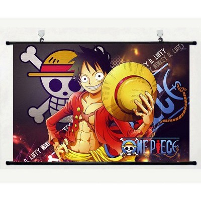 Poster vải anime One Piece 02 45x30 tranh vải cuộn treo tường