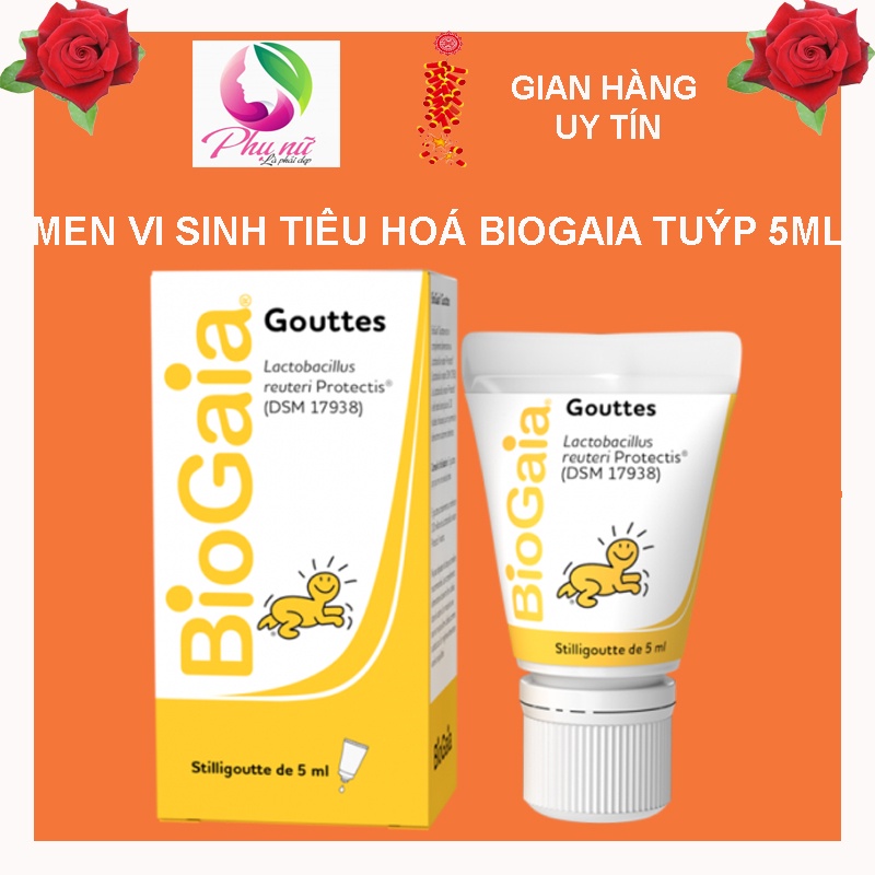 Men vi sinh tiêu hoá Biogaia Protectis Drops dạng tuýp 5ml
