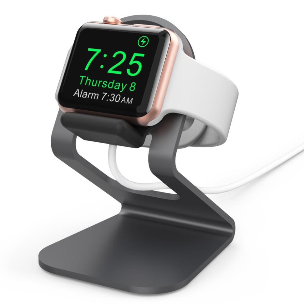 Đế Sạc Apple Watch Hợp Kim Nhôm ( Hỗ Trợ Nightstand Mode) Aha Style