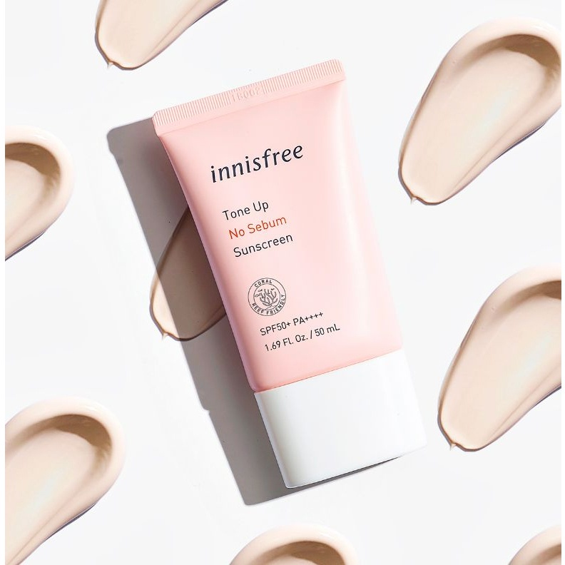Miếng Dán Chống Nắng Innisfree Chuyên Dụng | Kem Chống Nắng Nâng Tông Màu Da SPF50+PA++++ 50ml