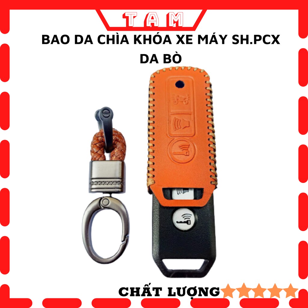 BAO DA BỌC CHÌA KHÓA XE MÁY,AIRBLADE, LEAD.VISION.VARIO,SH,SH MODE,PCX 2 nút và 3 nút nhiều màu