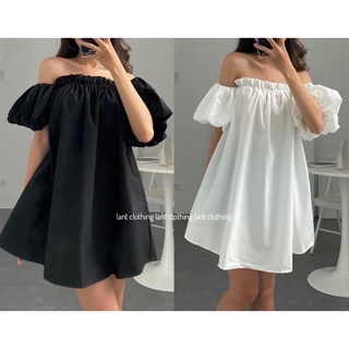áo váy trễ vai xinh( ảnh thật lant clothing)