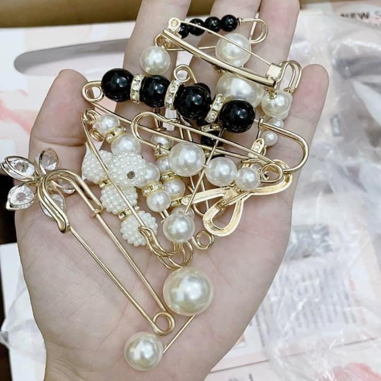 Set 13 chiếc ghim cài quần áo khuy gài tiện lợi đa năng