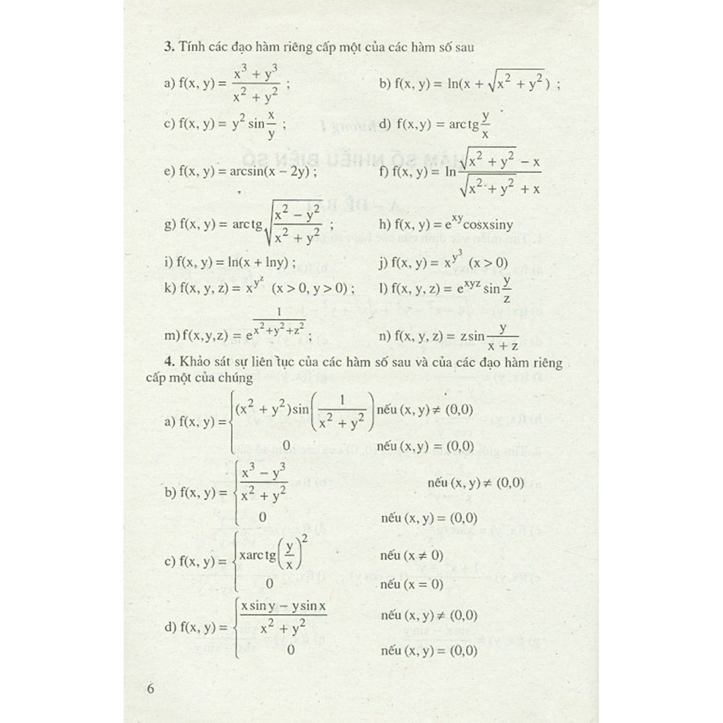 Sách - Bài Tập Toán Cao Cấp - Tập 3 - Phép Tính Giải Tích Nhiều Biến Số