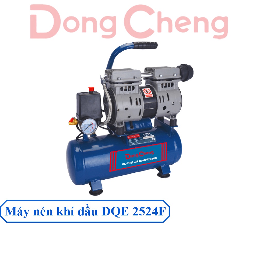 Máy Nén Khí Dầu Dongcheng DQE 2524F Công Suất 1500W Bình Chứa 24L Ứng Dụng Trong Các Tiệm Rửa Xe, Sửa Chữa Ô Tô