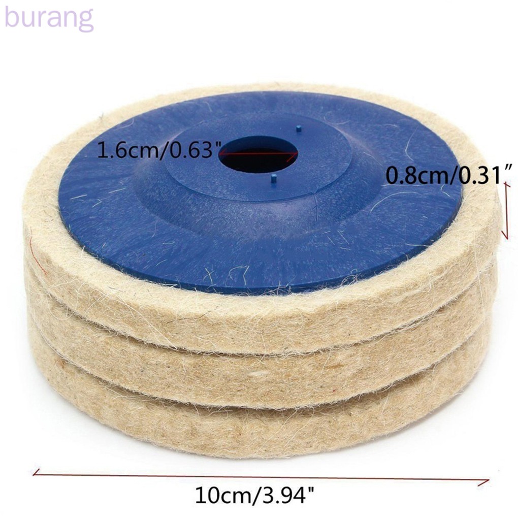 Bộ 3 Đĩa Đánh Bóng 100 Độ 100mm 4inch