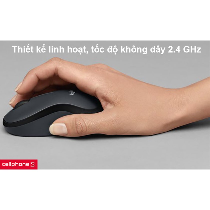 Chuột Quang Không Dây Logitech M221 - Chuột Không Dây Yên Tĩnh - Hàng Chính Hãng