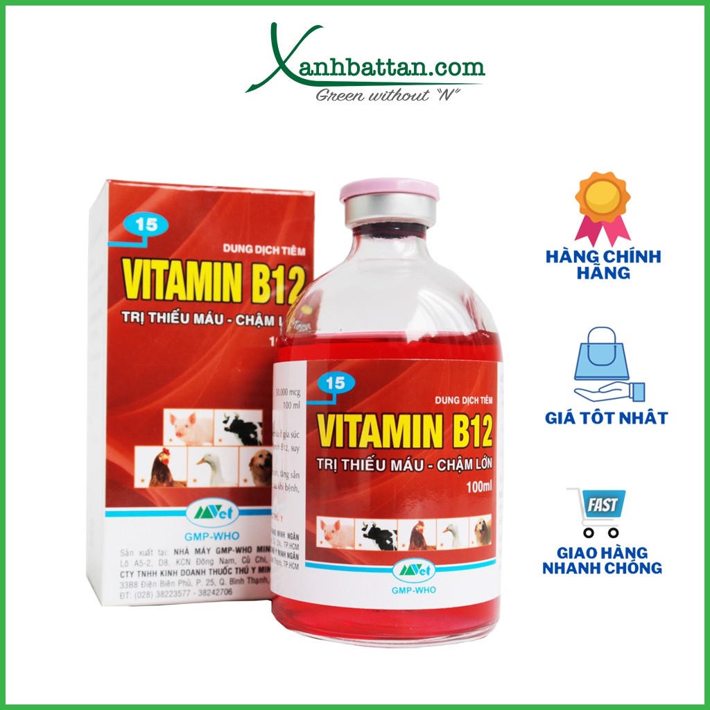 B12 Giải Độc Cây Trồng - Phục Hồi Cây Suy Yếu Chai 100 Ml