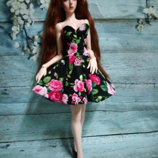 Đầm bjd 1/3 kèm giầy