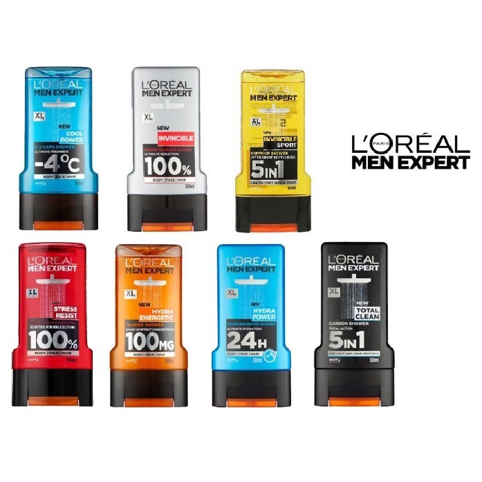 { Hàng Pháp } Sữa tắm gội toàn thân L’oreal Men Expert 5 in 1 chai 300ml của Pháp