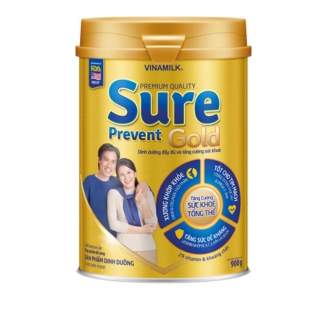 SỮA BỘT VINAMILK SURE PREVENT GOLD 900G