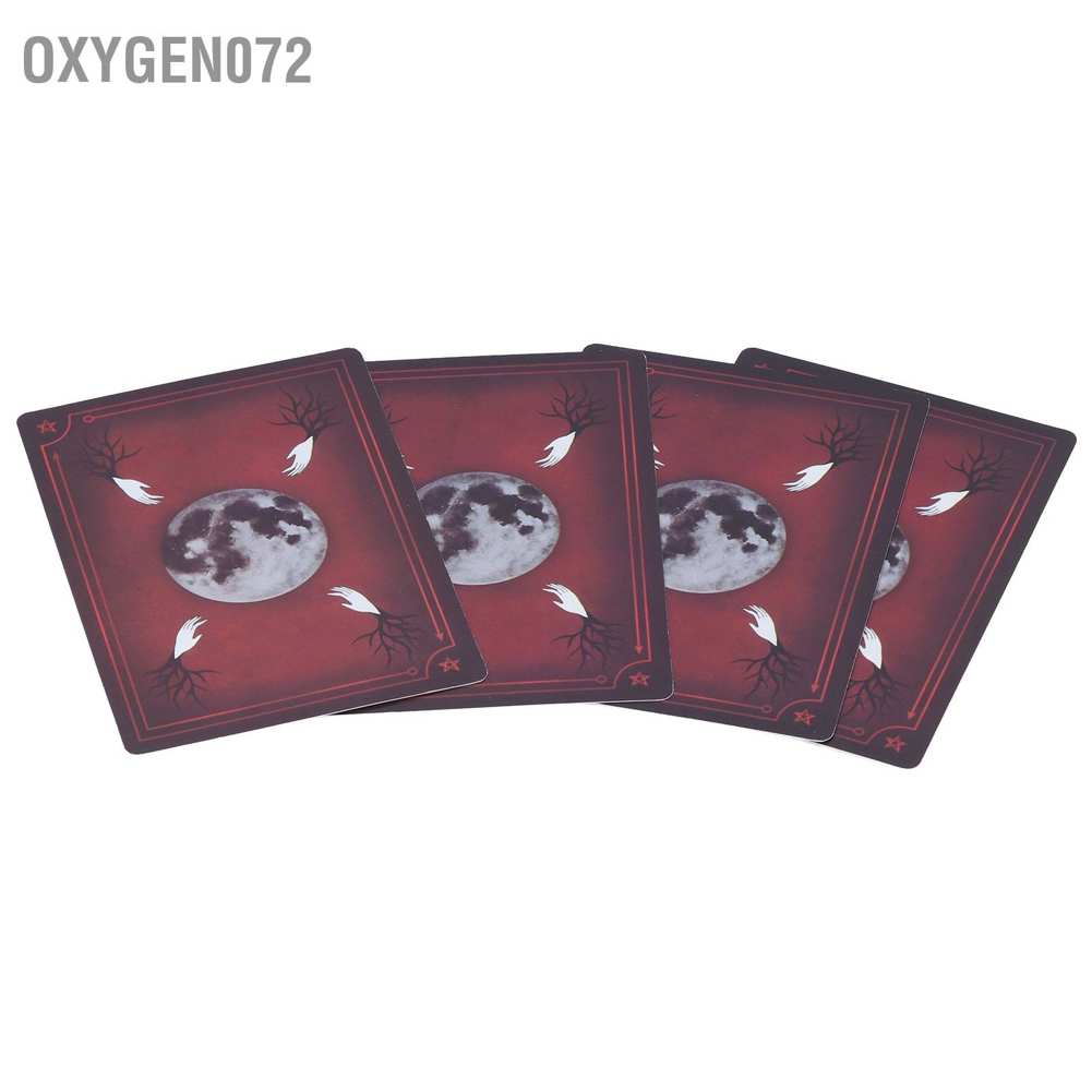 Oxygen072 Divination Card Tarot Witch Season Future Telling Mysterious Secret World Cards for Game Gift
