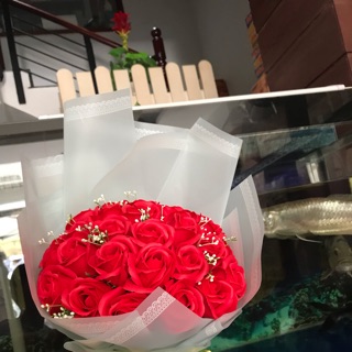 Bó hoa hồng sáp thơm 70 bông