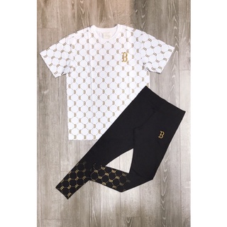 Quần MLB legging ngố Logo B full tag