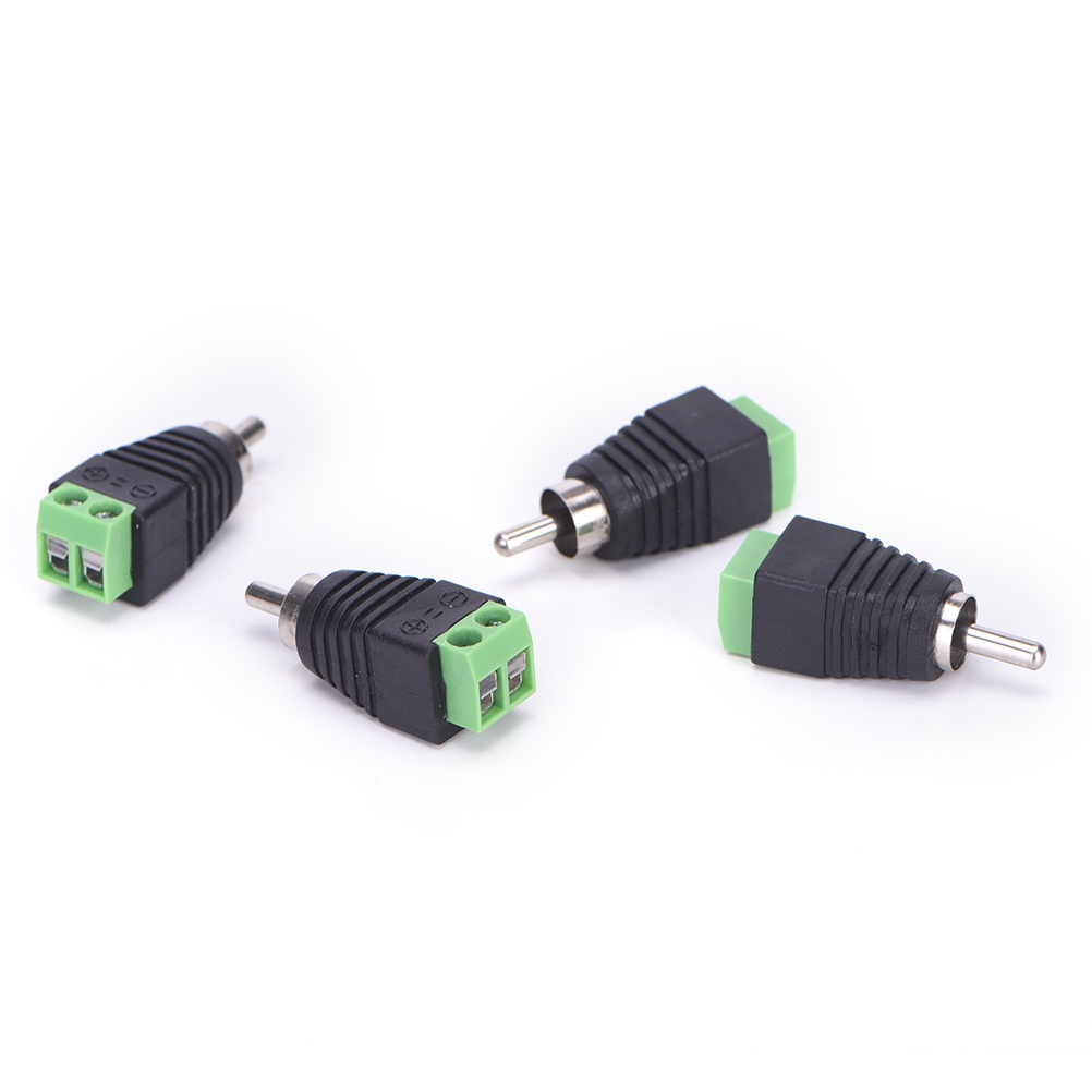 Bộ 4 Đầu Nối Âm Thanh Rca Sang Rca Chuyên Dụng