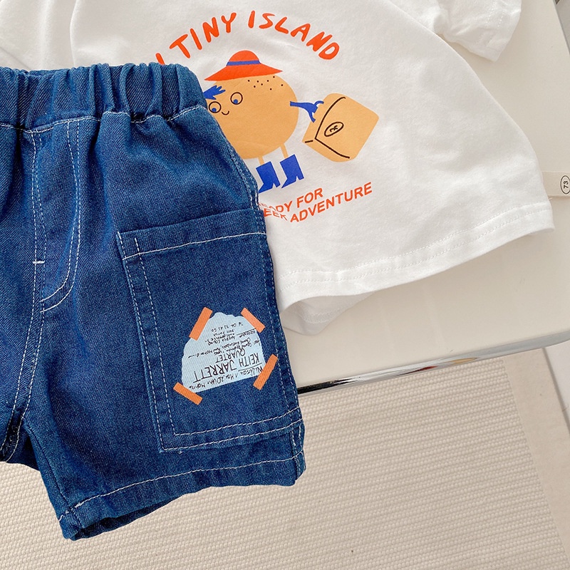 Quần đùi jean quần short jean bé trai , bé gái từ 7kg- 22kg QK24