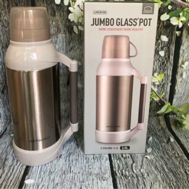 ⭐ Phích Giữ Nhiệt Lock&Lock LHC9105/Lebenlang 2L