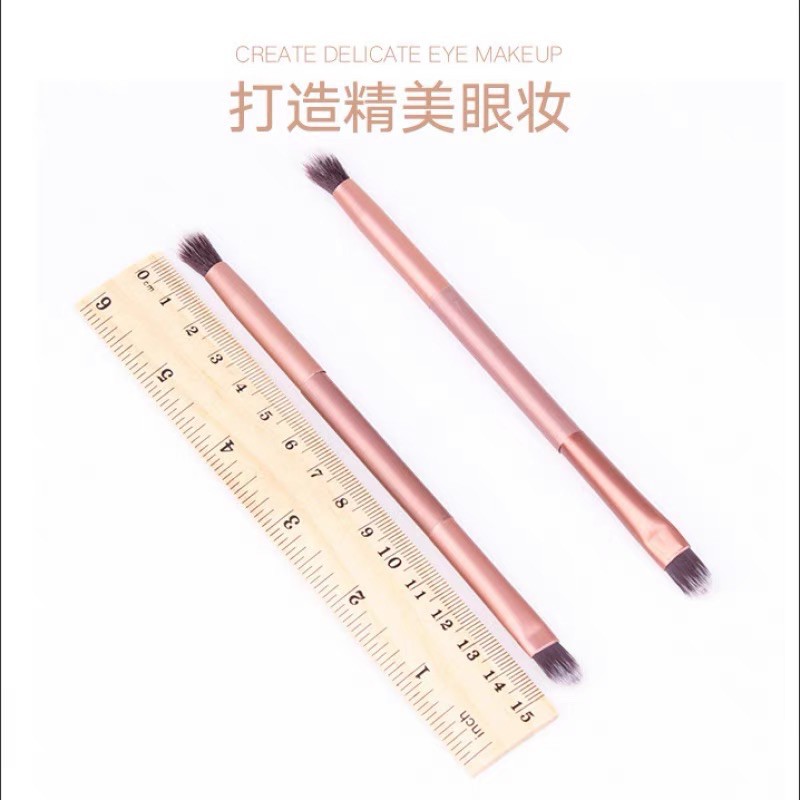 Cọ Trang Điểm Mắt 2 Đầu Cao Cấp - Eyeshadow Brush Makeup