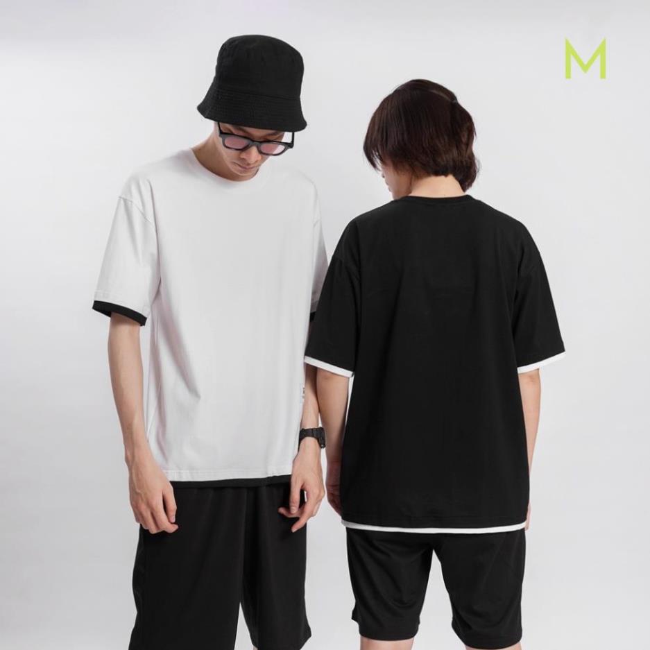 Áo thun trơn PHỐI GẤU Unisex N7 Basic Tee mùa hè Nam Nữ tay lỡ Oversize form rộng đường phố phong cách Hàn Quốc T5