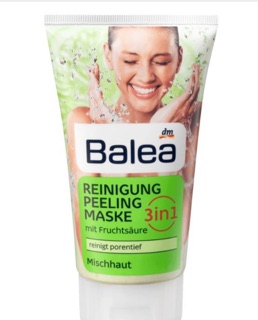 Sữa rửa mặt Balea 3in1 150ml- hàng Đức (sữa rửa mặt-tẩy tế bào chết-đắp mặt)