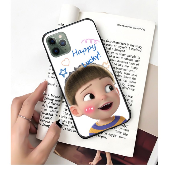 Ốp lưng Baby Girl Cute cho iPhone 11 Pro Max/ 11 Pro/ 11/ XS Max/ XR/ X/ 7 Plus viền dẻo TPU