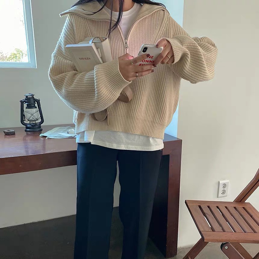 Áo khoác len Supa Renee style Hàn Quốc