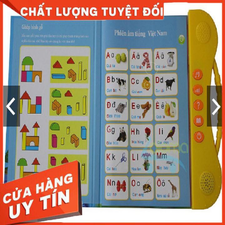 [XẢ KHO+FREE SHIP] Sách điện tử song ngữ Anh Việt cho bé biết hát kể chuyện đánh vần