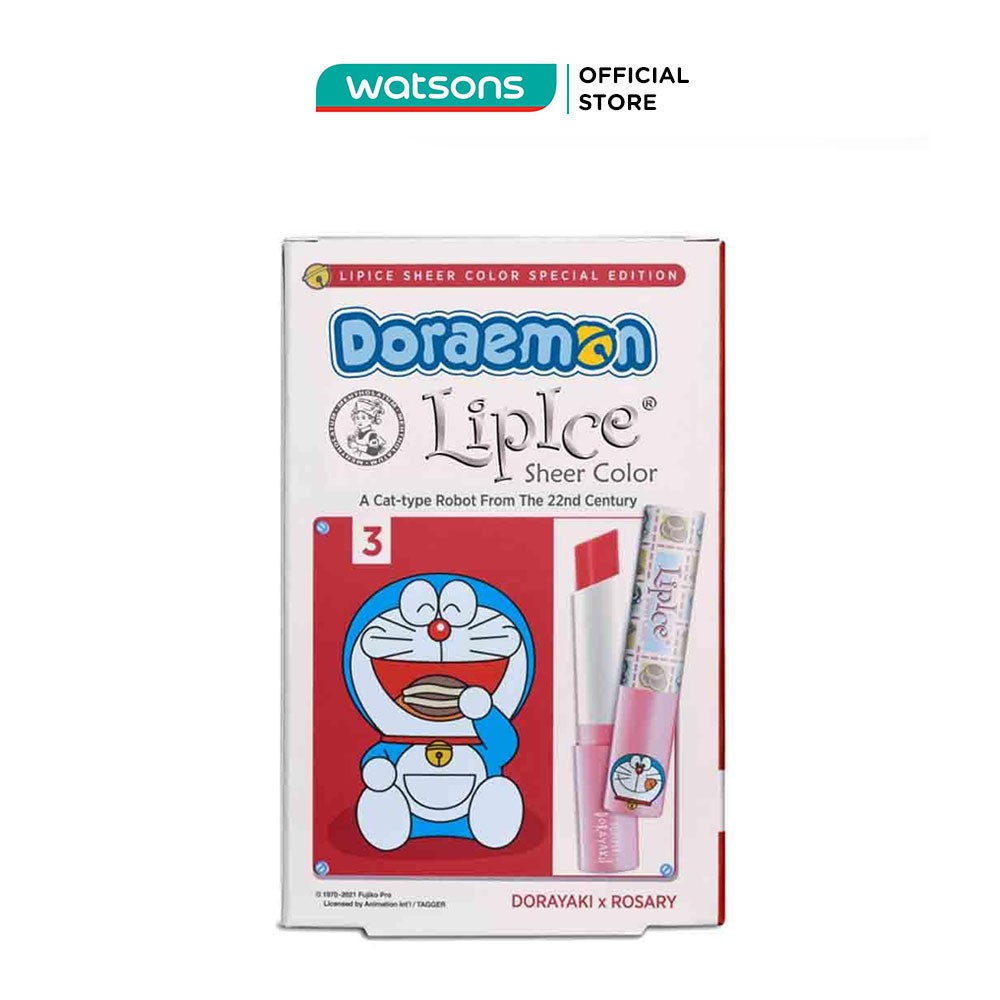 Son Dưỡng Có Màu Lipice Doraemon Sheer Colour Dorayaki 2.4g