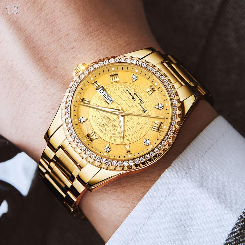 2021✥Đồng hồ nam hàng hiệu chính hãng Thụy Sỹ cơ cao cấp dành cho doanh nhân tự động nạm không thấm nước