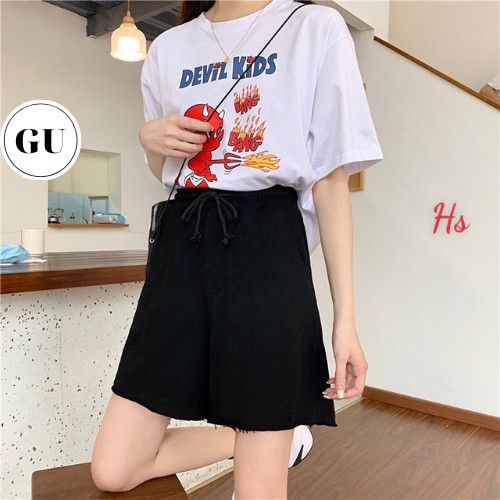 (Anhr thật)Quần đùi in chữ phía sau Hot Trend Gu Store