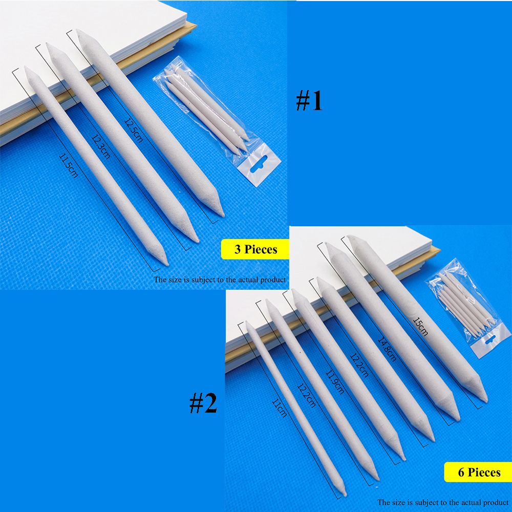 Bộ 3/6 Bút Chì Vẽ Tranh Hai Đầu Bằng Giấy Bền Có Thể Xé Được Nhiều Kích Thước