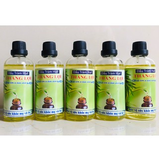 5 chai Dầu Tràm Huế nguyên chất Thắng Lợi ( 1 chai / 100ml ) Dầu tràm gió thiên nhiên