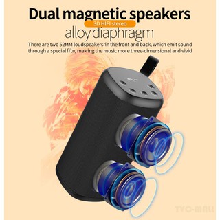 Loa Bluetooth ZEALOT S35 loa kép di động, kết nối bluetooth 5.0, có khe cắm Thẻ nhớ,đài FM cổng USB, Mic và Cổng AUX