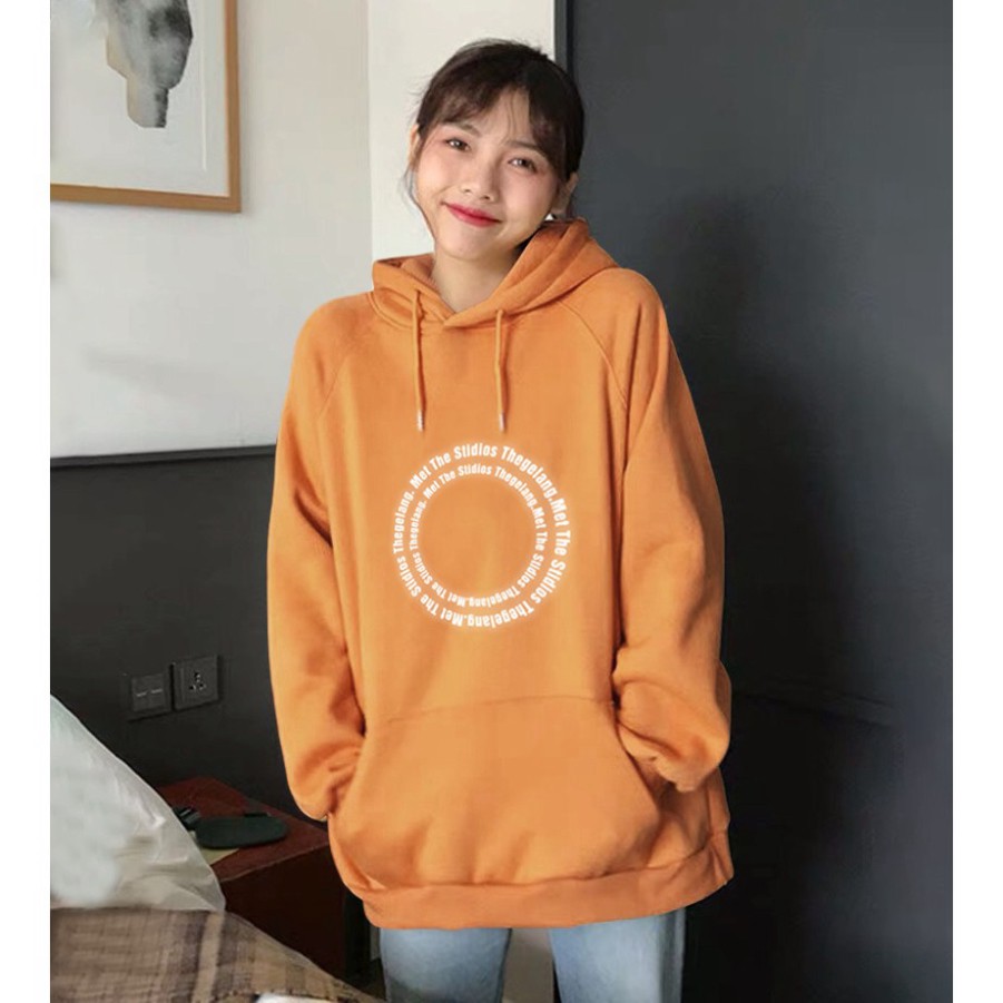 Áo Khoác Nỉ Hoodie Phản Quang Vòng Tròn Chữ PQ43KN AQ | BigBuy360 - bigbuy360.vn