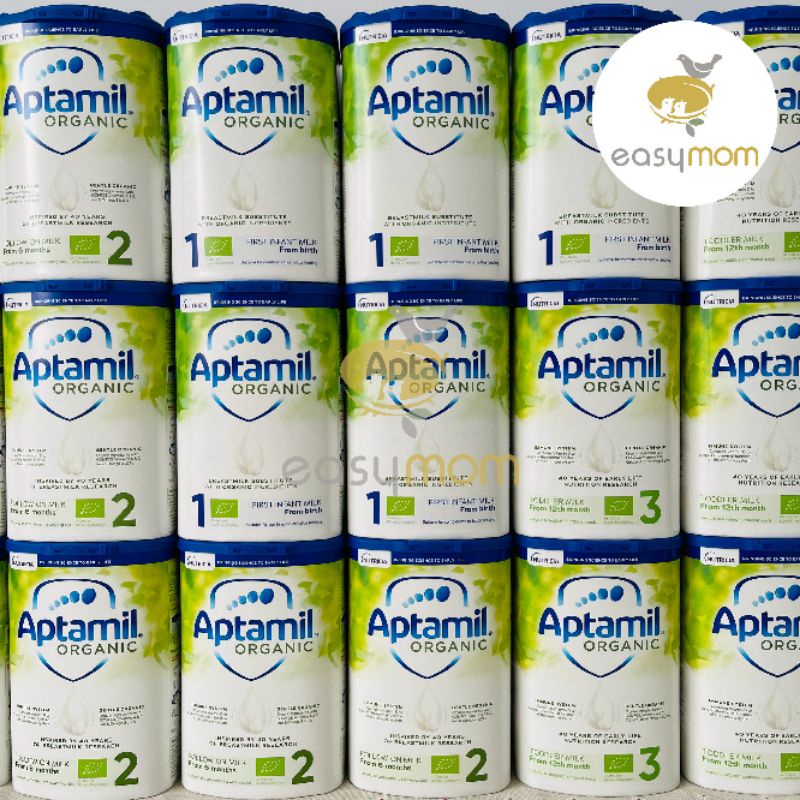 SỮA BỘT APTAMIL ORGANIC ANH CHO BÉ HỘP 800G