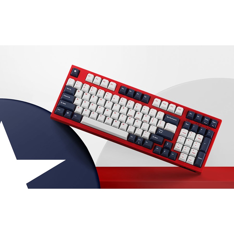 Bàn Phím Cơ Máy Tính Không Dây Hiệu Leopold FC980MBT BlueStar -  Hàng Chính Hãng - Bảo Hành 24 Tháng
