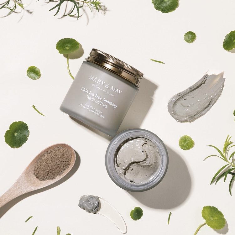 Mặt nạ đất sét thuần chay thiên nhiên Mary & MAY 125g