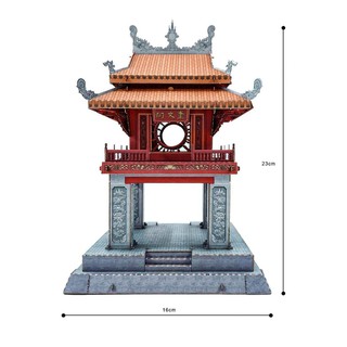 Mô Hình Lắp Ráp 3D Khuê Văn Các Hà Nội Constellation Of Literature Pavilion
