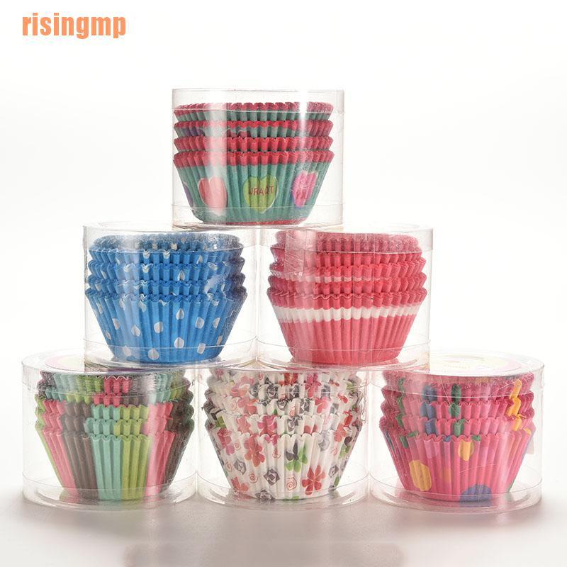 Bộ 100 Giấy Nướng Bánh cupcake Tiện Dụng