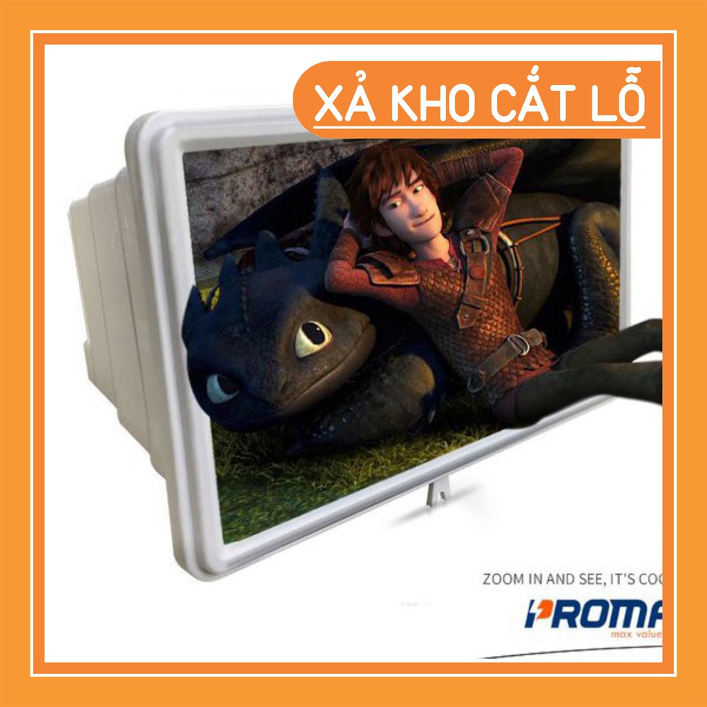 [XẢ KHO_GIÁ GỐC]  KÍNH PHÓNG TO MÀN HÌNH ĐIỆN THOẠI 4D (2x)