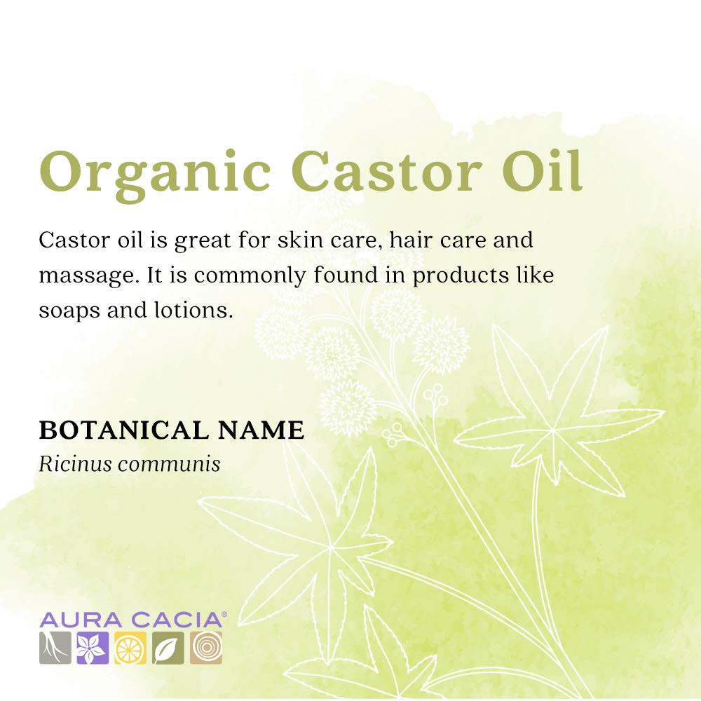 Dầu thầu dầu hữu cơ (Organic Castor Oil) - Skin care oil - Aura Cacia