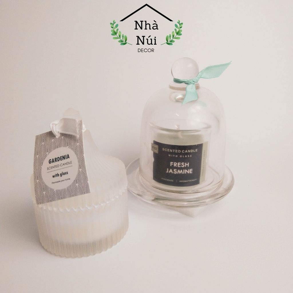 Combo quà tặng cho bạn gái 20 10 cho người yêu, 02 nến thơm phòng decor trang trí thư giãn Scented Candle Cup E4 E7