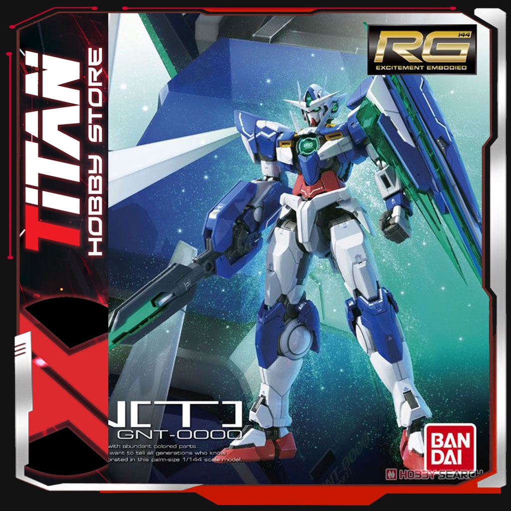 Mô hình lắp ráp Gunpla RG 1/144 GNT-0000 00 Qant QAN Gundam Bandai Japan