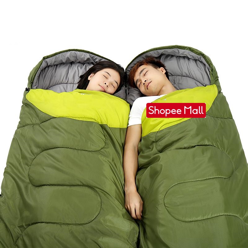 [LOẠI XỊN TRẦN BÔNG] (FREE SHIP) Túi ngủ văn phòng du lịch cao cấp có trùm đầu - Chính hãng miDoctor