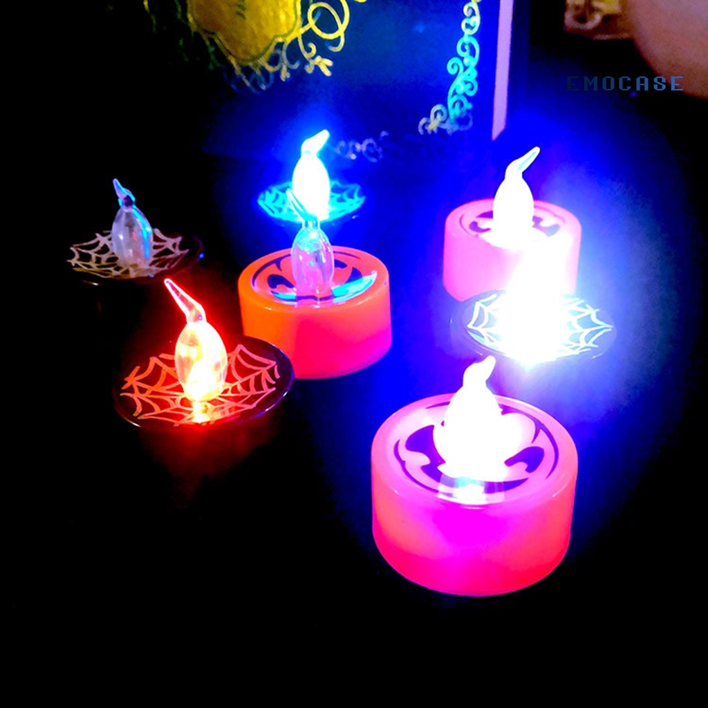 Đèn LED Hình Nến Có Thể Tái Sử Dụng Trang Trí Halloween