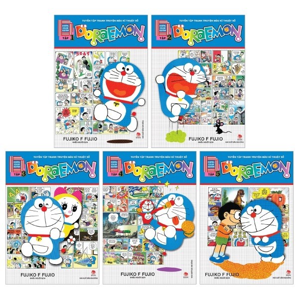 Truyện tranh - Combo Doraemon Tuyển Tập Tranh Truyện Màu Kĩ Thuật Số ( 6 tập)