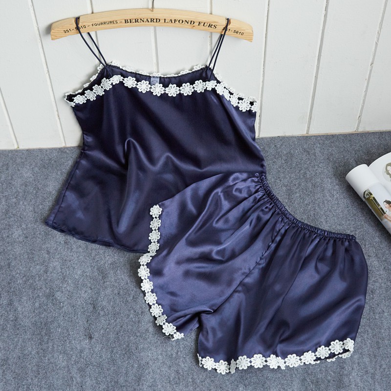 Bộ váy ngủ Lụa Thái 2 Dây 2112 ( vải thun trơn hỗn hợp ) | BigBuy360 - bigbuy360.vn