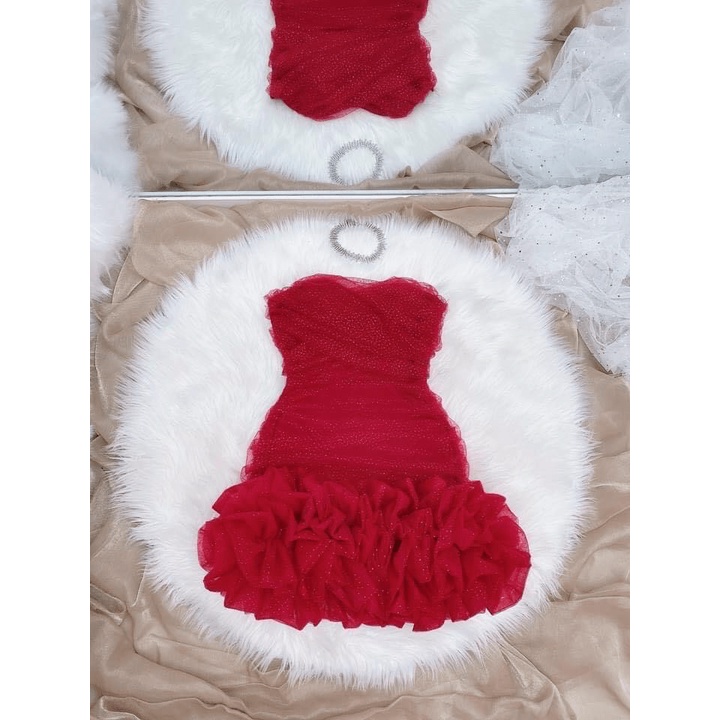 ĐẦM CÚP NGỰC LƯỚI KIM TUYẾN SANG CHẢNH NGẮN TRÊN GỐI SIÊU QUYẾN RŨ CHO CÁC NÀNG VALENTINA SHOP